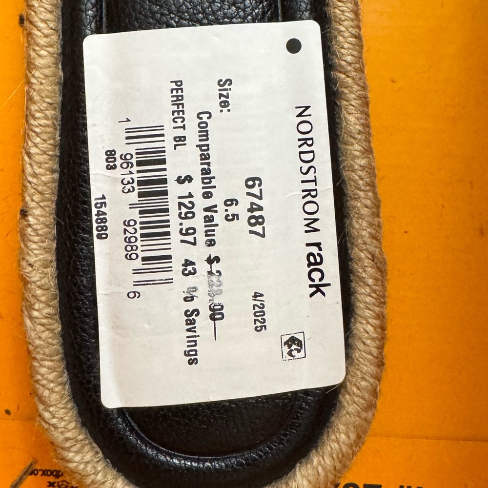 Tory Burch Black Espadrille Slides - Picture 11 of 11
